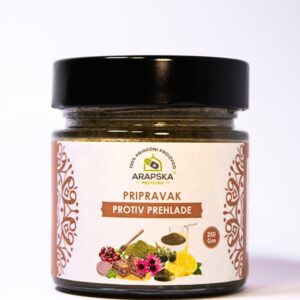 Prirodni pripravak protiv prehlade sadrži Manuka med i biljne ekstrakte koji jačaju imunitet i pomažu kod simptoma prehlade i grlobolje.