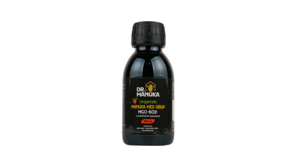 Organski Manuka med sirup MGO 602+ – 100 ml