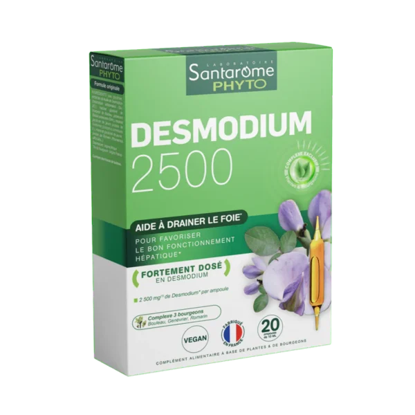 DESMODIUM (doprinosi pravilnoj funkciji jetre) 2500 – 20 ampula