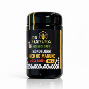 Dr.Manuka-Organski Manuka med (MGO 806+)-125gr "Miron Ljubičasto Staklo"